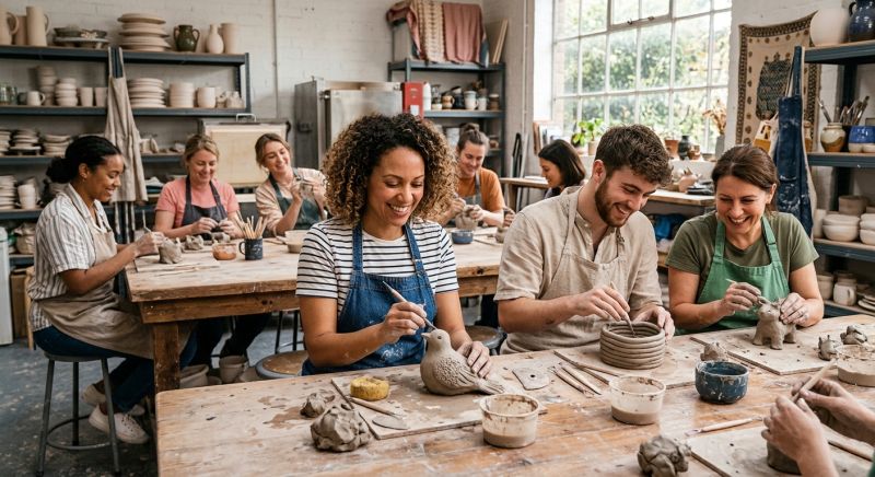 atelier créatif convivial modelage céramique